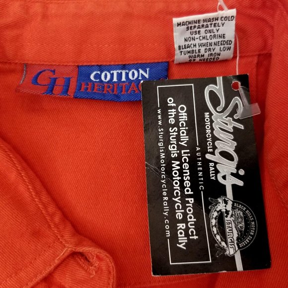 Sturgis 2012 Black Hills Rally Shirt Top NEW Lg - Picture 9 of 10